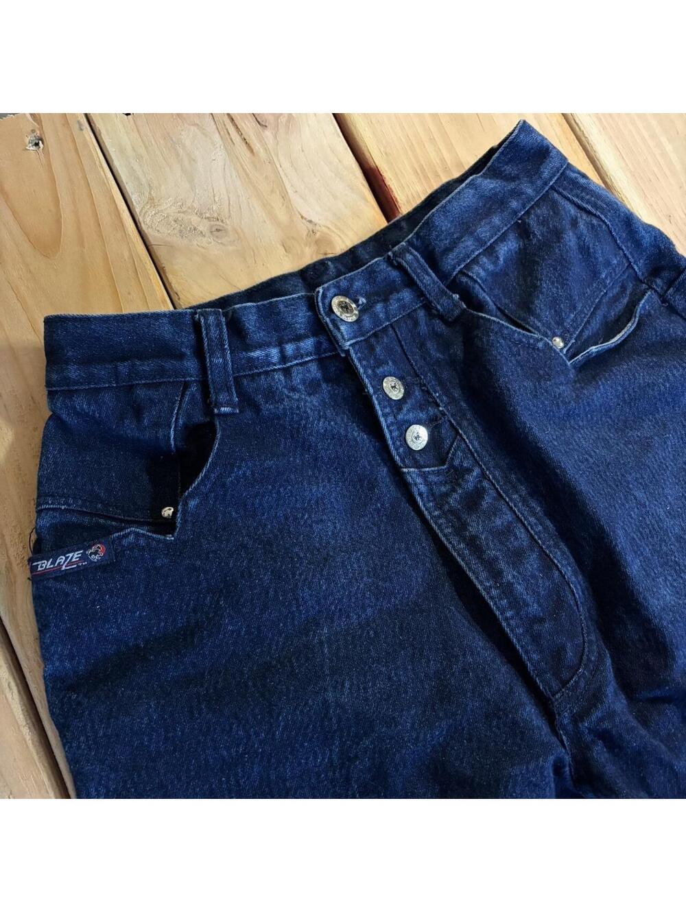 80’s 90’s vintage blaze riding jeans dark wash western wear